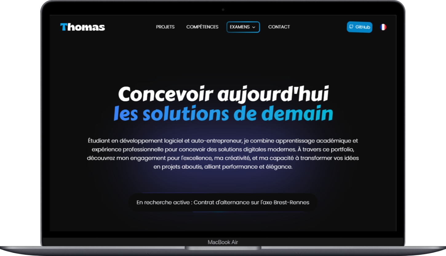 Aperçu du Portfolio v1