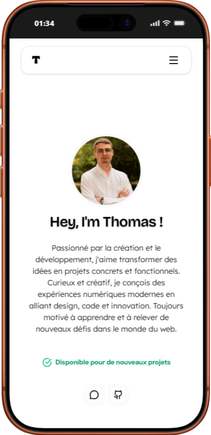 Aperçu du Portfolio v2